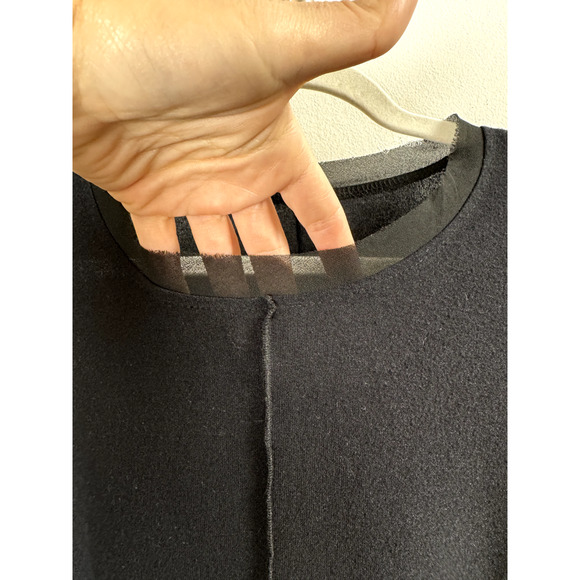 Dark Feminine Oversized Lagenlook Whimsygoth Gothic Edgy Lightweight Flowy Top L - Picture 2 of 7